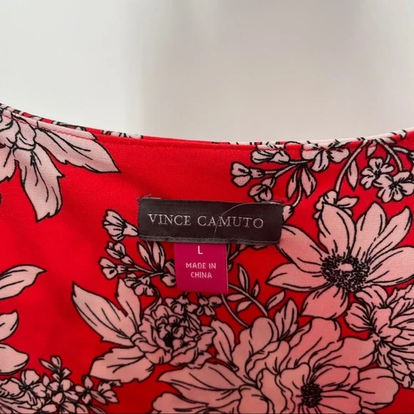 Vince Camuto Floral Sleeveless V-Neck Maxi Dress - Picture 4 of 8